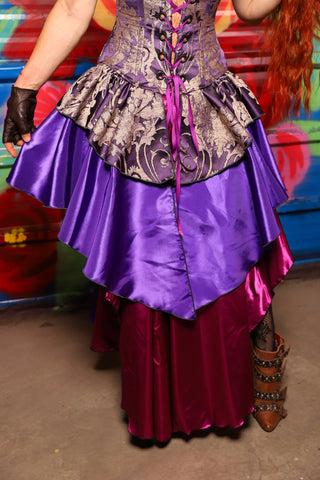 Deluxe Double Layer Peplum Ruffle in Royalty Damask - Day 10 of "Celebrating 22 Years  of Damsel"