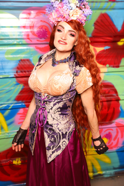 Artemis Underbust Corset in Royalty Damask - Day 10 of "Celebrating 22 Years  of Damsel"