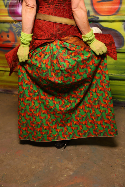 35. Tulip Skirt in Rooster Green - The Hoedown Throwdown Collection