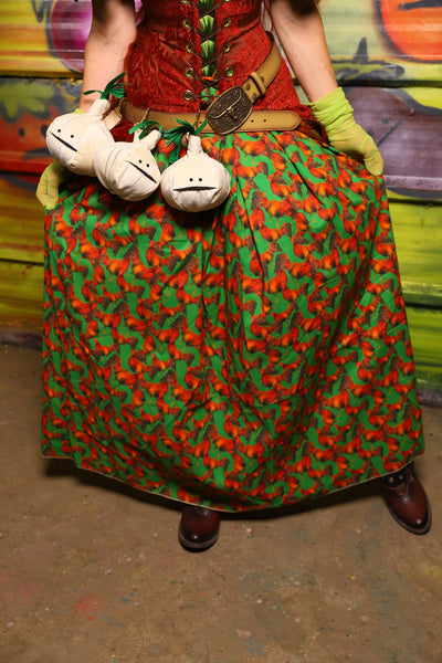 35. Tulip Skirt in Rooster Green - The Hoedown Throwdown Collection
