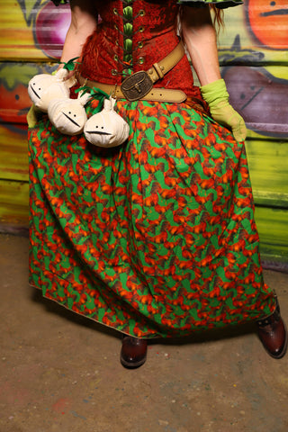 35. Tulip Skirt in Rooster Green - The Hoedown Throwdown Collection