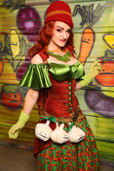 22. Peacock Underbust in Rock-a-Doodle Damask - The Hoedown Throwdown Collection