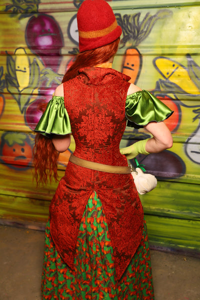 22. Peacock Underbust in Rock-a-Doodle Damask - The Hoedown Throwdown Collection