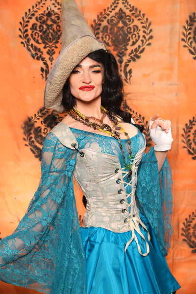 Petite Courtier Corset in "Whisperleaf" - Day 13 of 13 Days of Halloween 2025