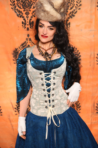 Full Length Prototype Marie Corset in Whisperleaf - Day 13 of 13 Days of Halloween 2025