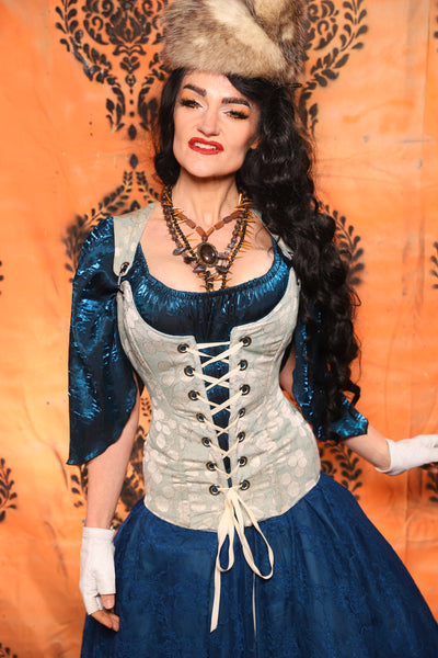 Full Length Prototype Marie Corset in Whisperleaf - Day 13 of 13 Days of Halloween 2025
