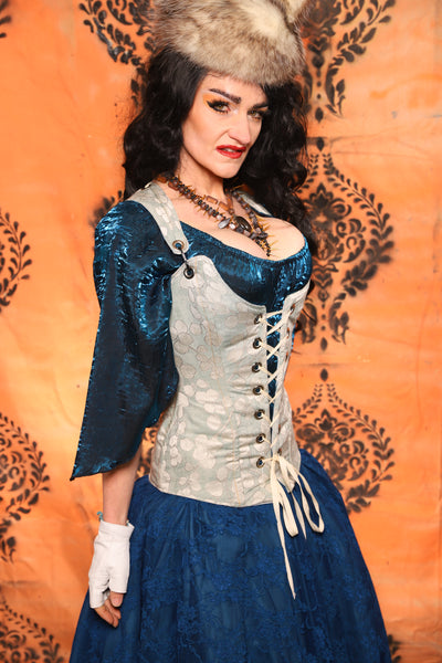 Full Length Prototype Marie Corset in Whisperleaf - Day 13 of 13 Days of Halloween 2025
