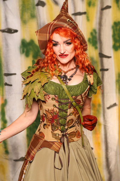 Maiden Bodice in Squash Floral - Harvest & Hayrides Collection