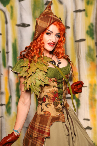Maiden Bodice in Squash Floral - Harvest & Hayrides Collection