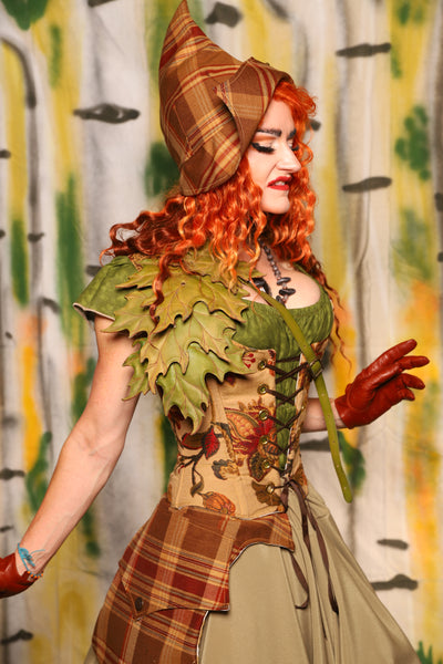 Maiden Bodice in Squash Floral - Harvest & Hayrides Collection
