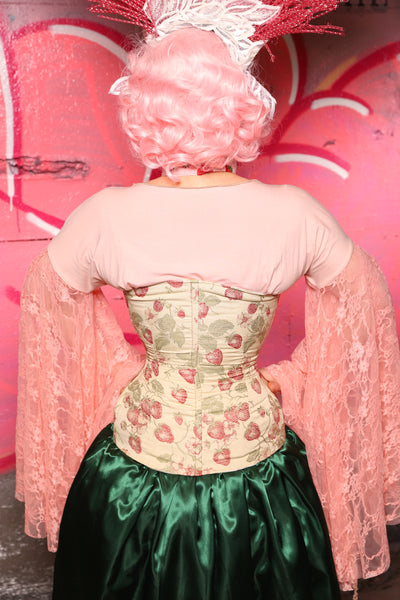 Torian Corset in Strawberry On The Vine #50 - The Scrumptious Collection