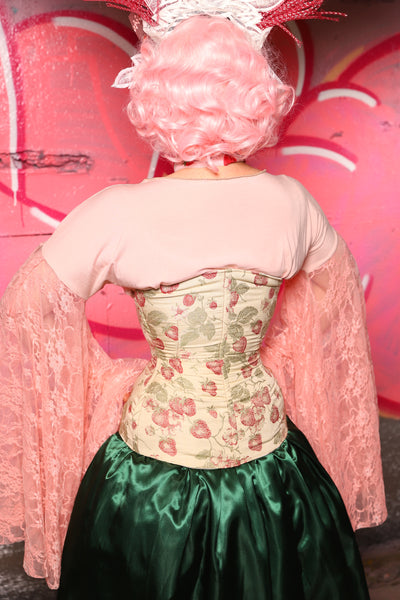 Torian Corset in Strawberry On The Vine #50 - The Scrumptious Collection