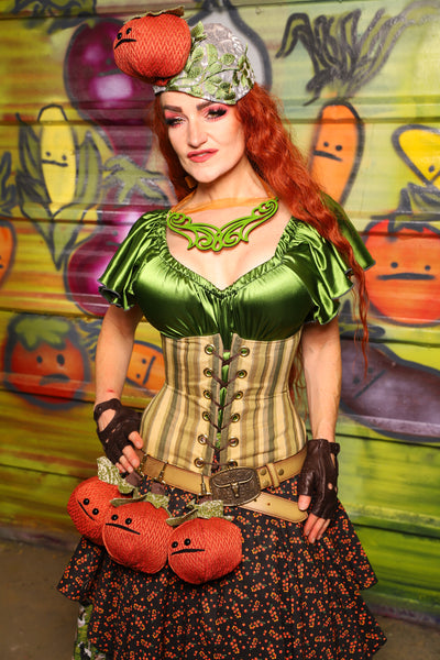 26. Petite Wench in Olive Stripe - The Hoedown Throwdown Collection