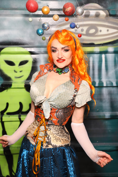 Cropped Vixen in Goldfish Meddallion - The Gilded Galaxy Collection