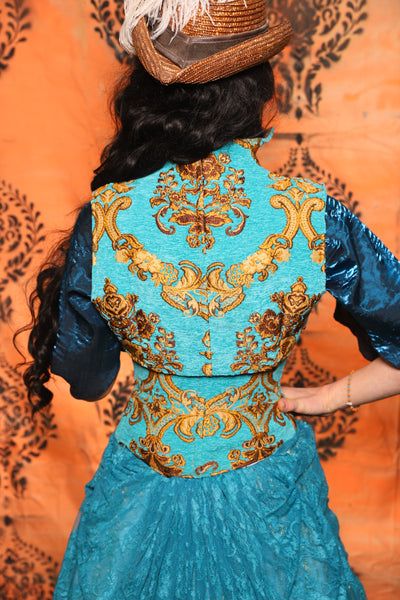 Sgt Pepper Vest in Turquoise & Gold Medallion - Day 13 of 13 Days of Halloween 2025