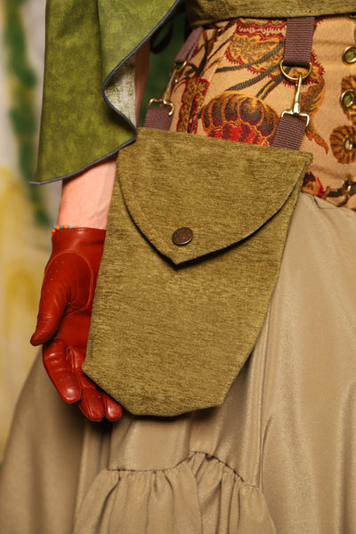 Set of Pockets in Moss Upholstery - Harvest & Hayrides Collection