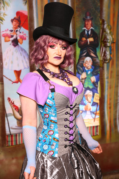 Crossfire Corset in Ghost Manor - "Foolish Mortals Collection"