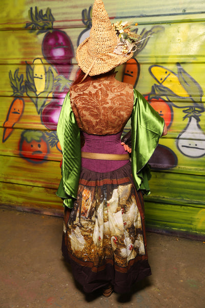 33. Tulip Skirt in Henhouse Portrait - The Hoedown Throwdown Collection