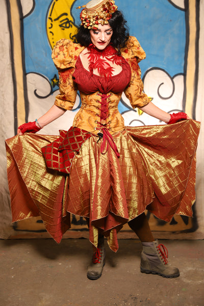 Fairy Skirt in Sunrise Pintuck - The Goldenberry Collection