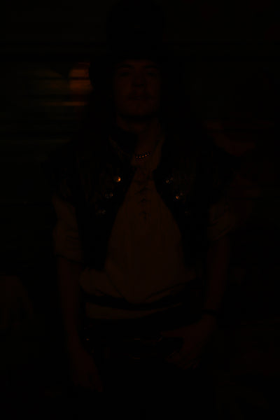 Marauder Vest in Black & Silver Medallion - Day 13 of "Celebrating 22 Years  of Damsel"