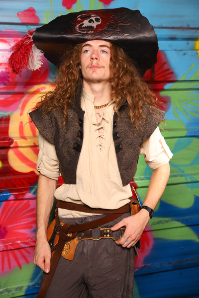 Marauder Vest in Barkcloth - Day 13 of "Celebrating 22 Years  of Damsel"
