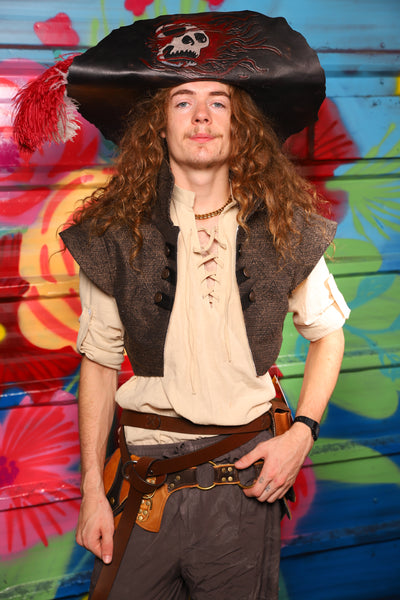 Marauder Vest in Barkcloth - Day 13 of "Celebrating 22 Years  of Damsel"
