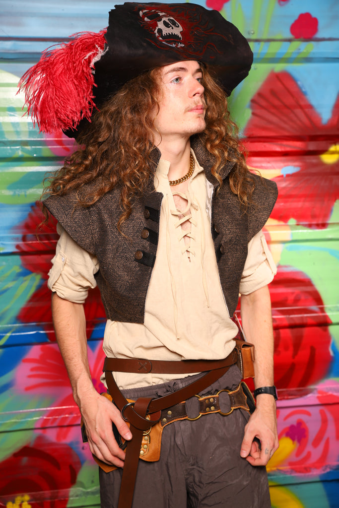 Marauder Vest in Barkcloth - Day 13 of "Celebrating 22 Years  of Damsel"