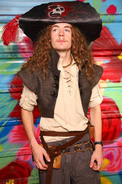 Marauder Vest in Barkcloth - Day 13 of "Celebrating 22 Years  of Damsel"
