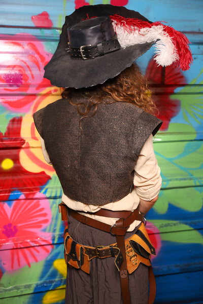 Marauder Vest in Barkcloth - Day 13 of "Celebrating 22 Years  of Damsel"