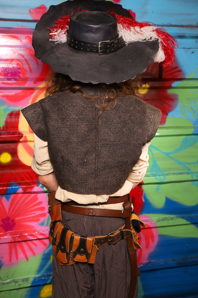 Marauder Vest in Barkcloth - Day 13 of "Celebrating 22 Years  of Damsel"