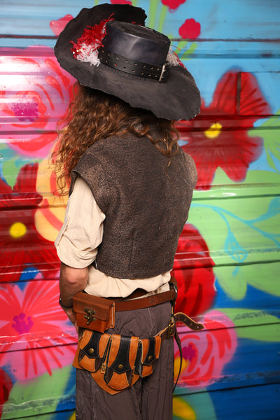 Marauder Vest in Barkcloth - Day 13 of "Celebrating 22 Years  of Damsel"