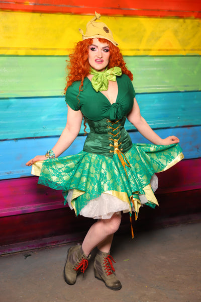 2-Layer Mini Fairy Skirt in Hidden Gold #03 - The Magically Delicious Collection