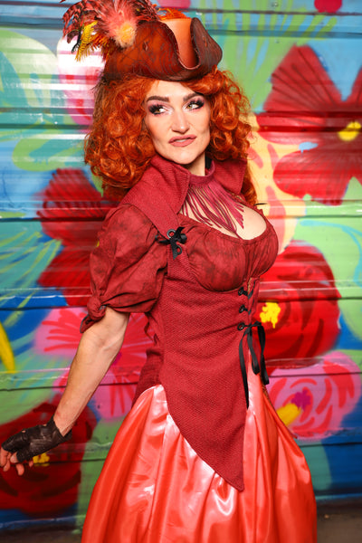 Artemis Underbust Corset in "We Wants the RedHead" -Day 15 of "Celebrating 22 years of Damsel"