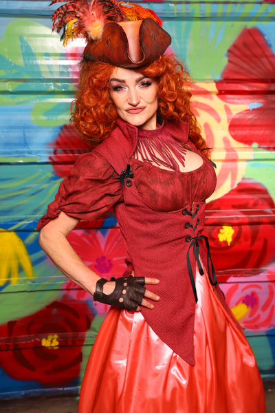 Artemis Underbust Corset in "We Wants the RedHead" -Day 15 of "Celebrating 22 years of Damsel"
