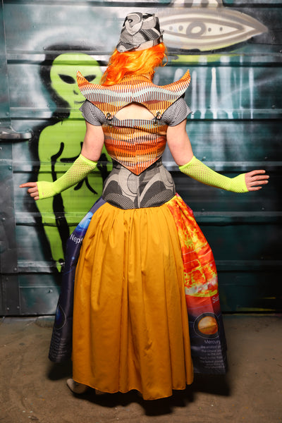 Tulip Skirt in Solar System Diagram - The Gilded Galaxy Collection