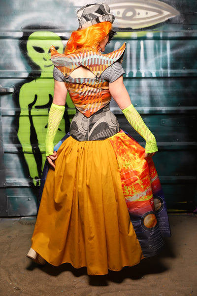 Tulip Skirt in Solar System Diagram - The Gilded Galaxy Collection