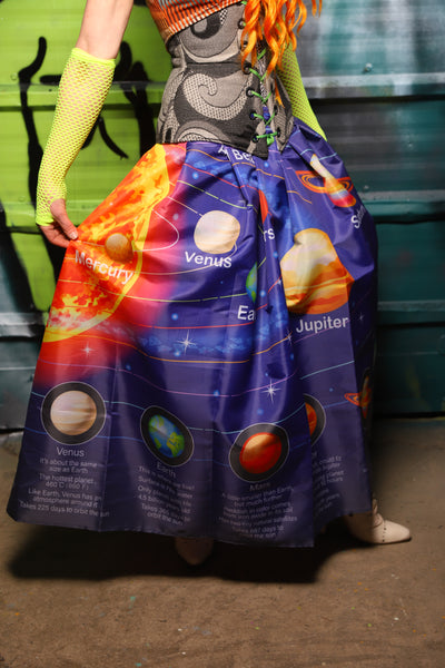 Tulip Skirt in Solar System Diagram - The Gilded Galaxy Collection