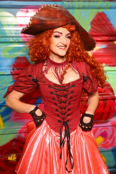 Elizabethan Corset in "We Wants the RedHead" - Day 15 of "Celebrating 22 Years of Damsel"
