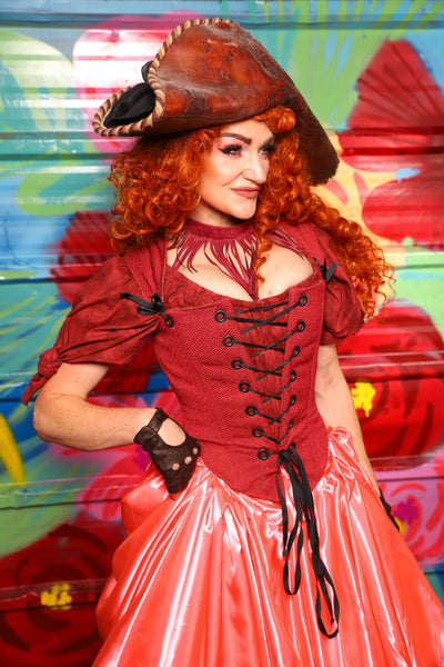 Elizabethan Corset in "We Wants the RedHead" - Day 15 of "Celebrating 22 Years of Damsel"