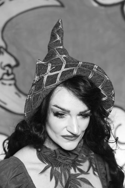 Pixie Hat in Persimmon Square - The "Ensembled in Embers" Collection