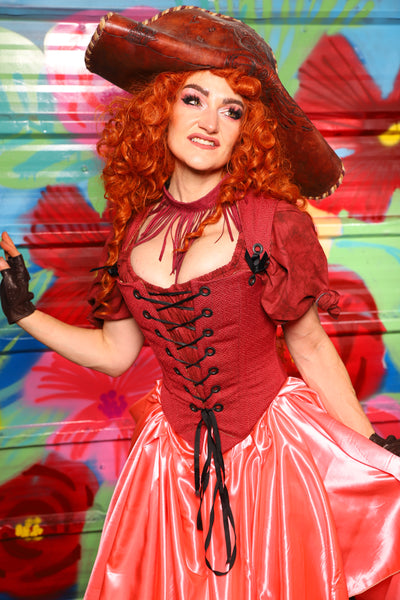 Elizabethan Corset in "We Wants the RedHead" - Day 15 of "Celebrating 22 Years of Damsel"