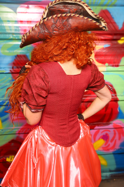 Elizabethan Corset in "We Wants the RedHead" - Day 15 of "Celebrating 22 Years of Damsel"