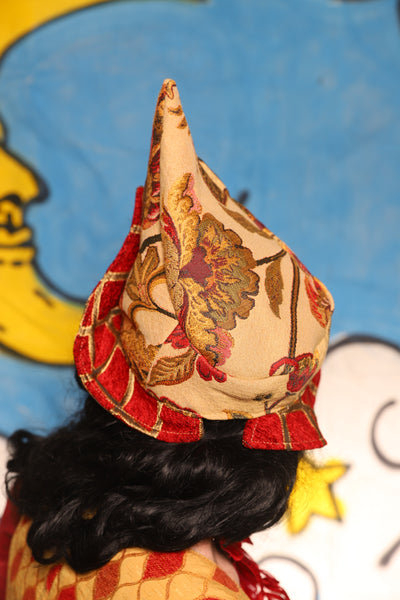 Crooked Point Hat in Hearth Floral - The Goldenberry Collection