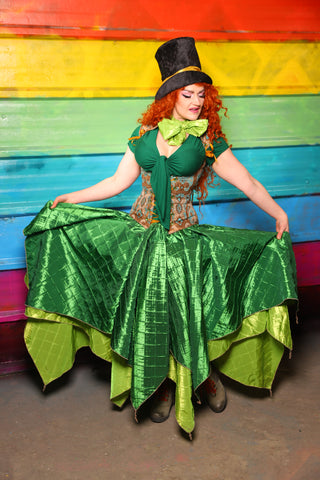 Fairy Skirt in Grass Greener Pintuck #26 - The Magically Delicious Collection