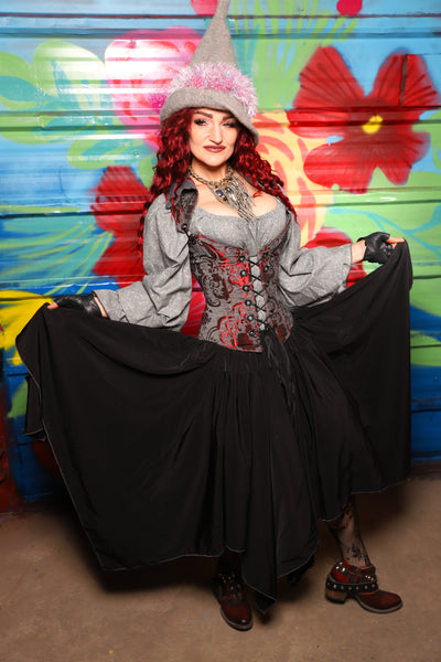 Fairy Skirt in Black Soft Ryon - Day 18 of "Celebrating 22 Years of Damsel"