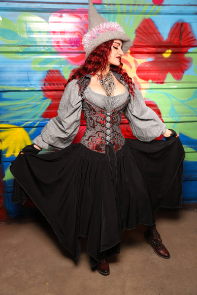 Fairy Skirt in Black Soft Ryon - Day 18 of "Celebrating 22 Years of Damsel"