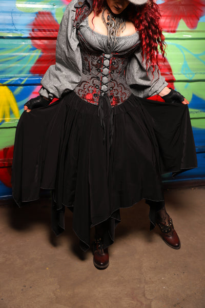 Fairy Skirt in Black Soft Ryon - Day 18 of "Celebrating 22 Years of Damsel"