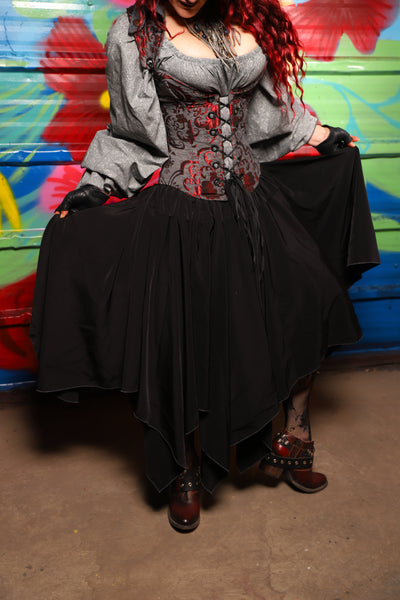 Fairy Skirt in Black Soft Ryon - Day 18 of "Celebrating 22 Years of Damsel"