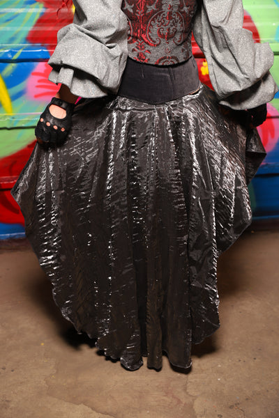 Crescent Skirt in Hammered Metal Shimmer - Day 18 of "Celebrating 22 Years of Damsel"