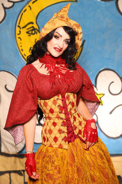 Torian Corset in Festival Diamond - The Goldenberry Collection